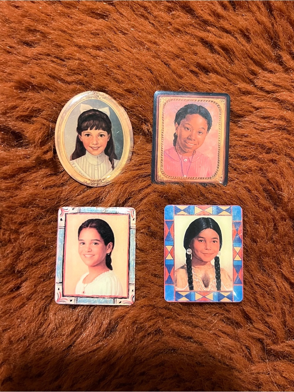 Vintage American Girl Doll Pins Set